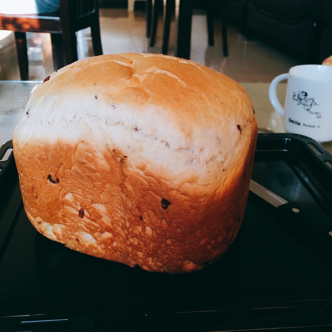 一键式全麦蔓越莓吐司