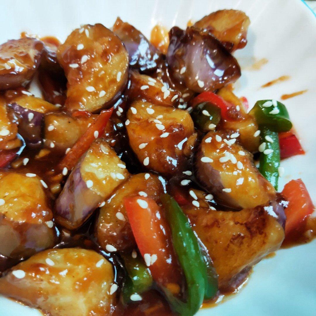 酸酸甜甜超级下饭，东北糖醋烧茄子