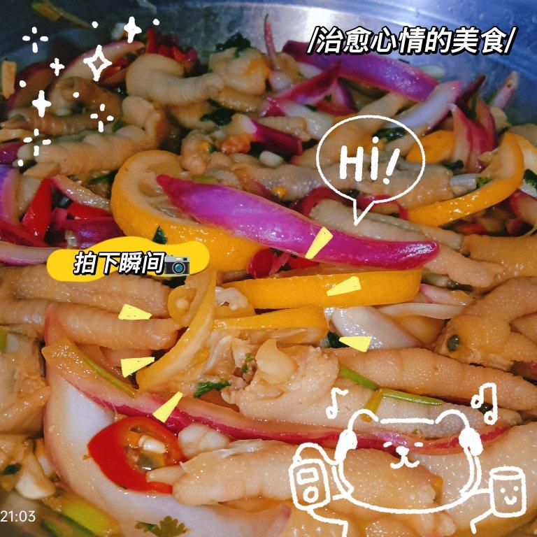柠檬无骨鸡爪，酸辣开胃，劲道Q弹