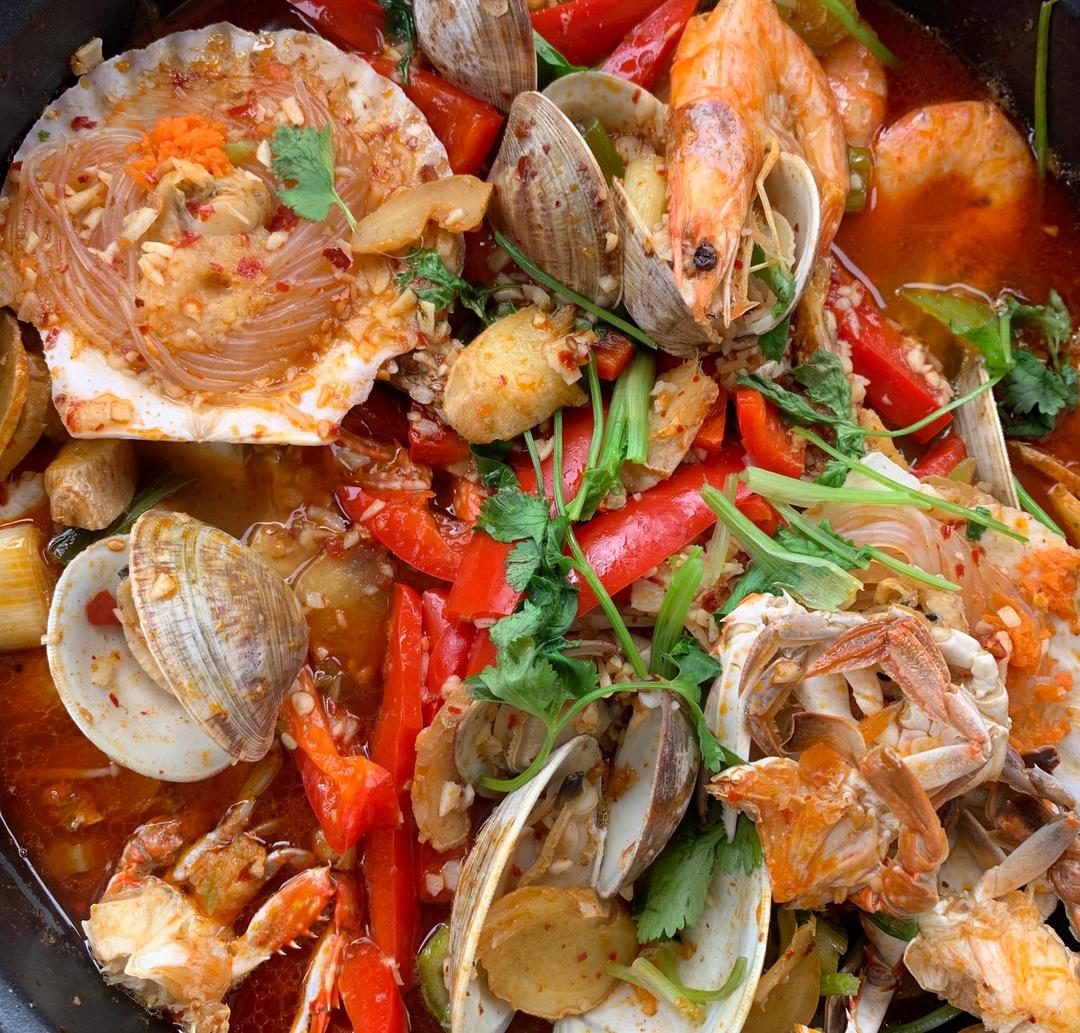 海鲜小咖锅的做法