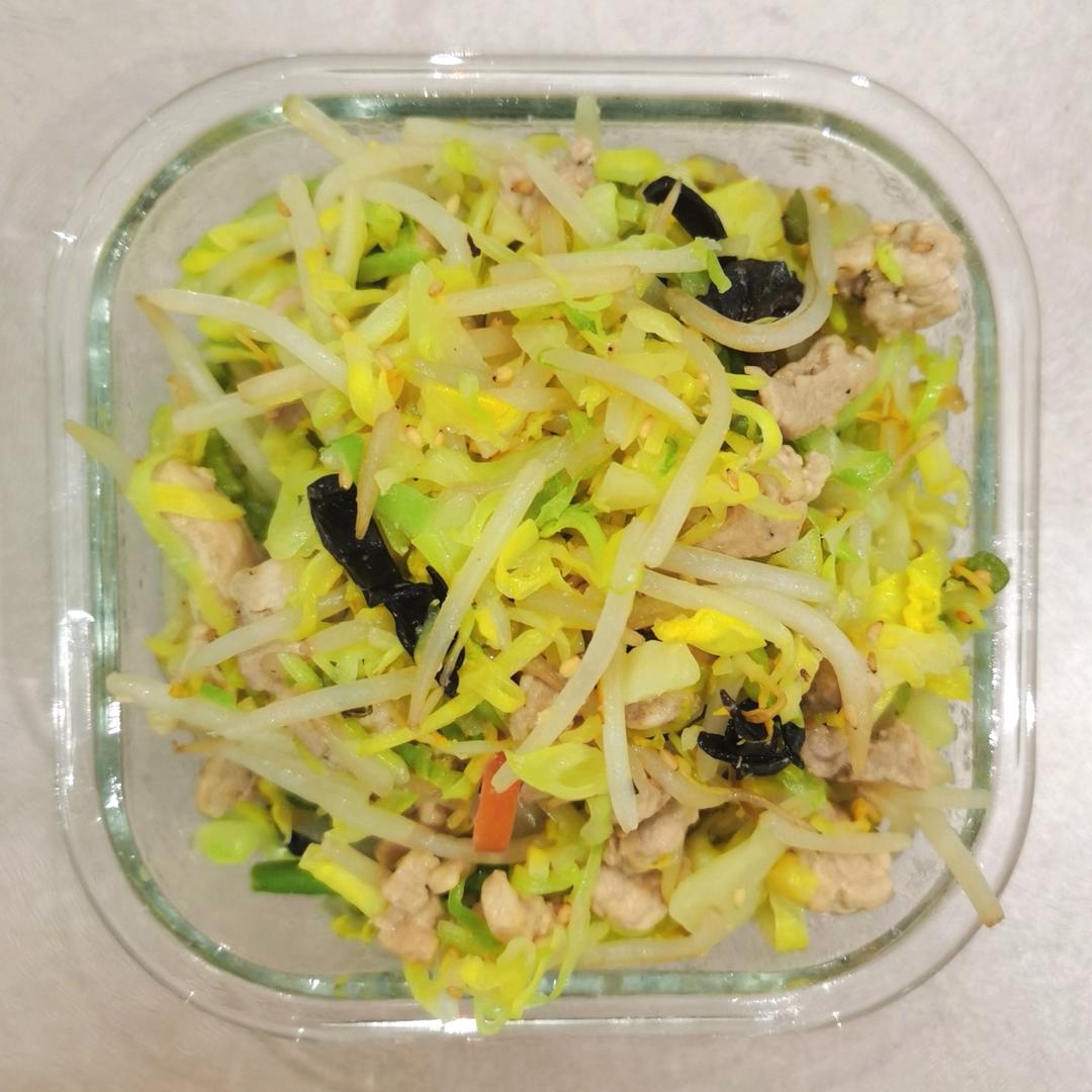 快手又下饭 · 日式猪肉味增炒蔬菜