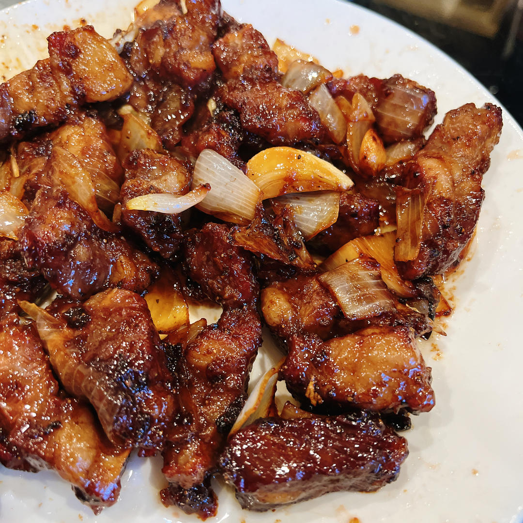黑蒜子牛肉粒-津门秘方-家庭制作详细版