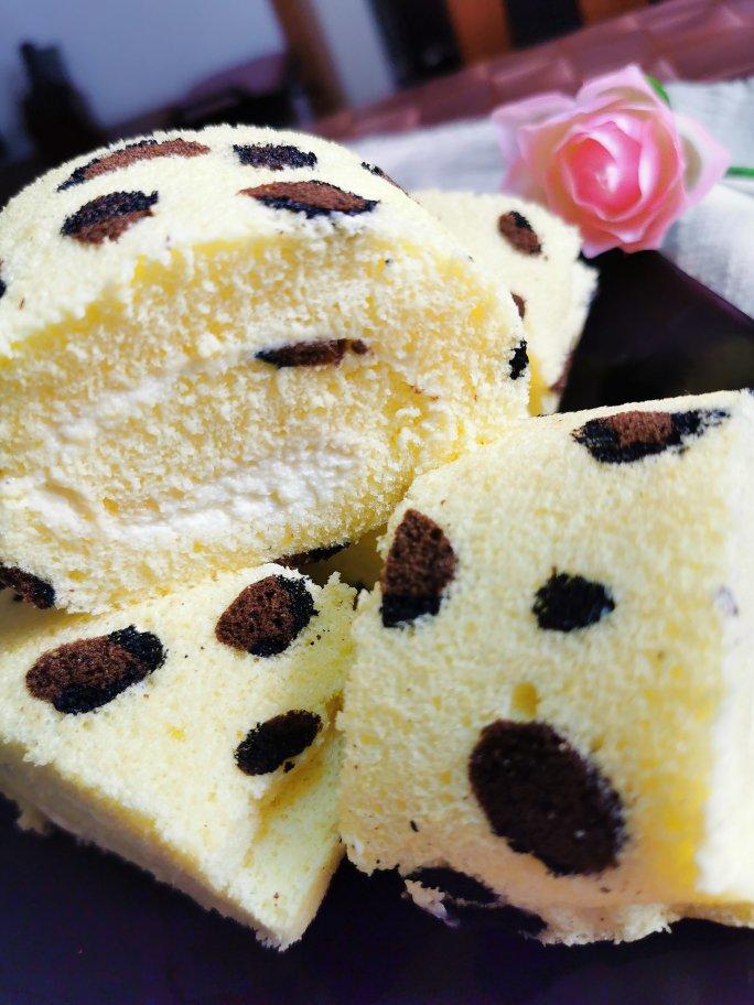 乐活27做的豹纹蛋糕卷