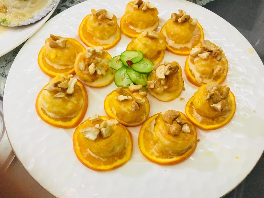 欢喜做年菜：鲜橙腰果沙拉酥虾