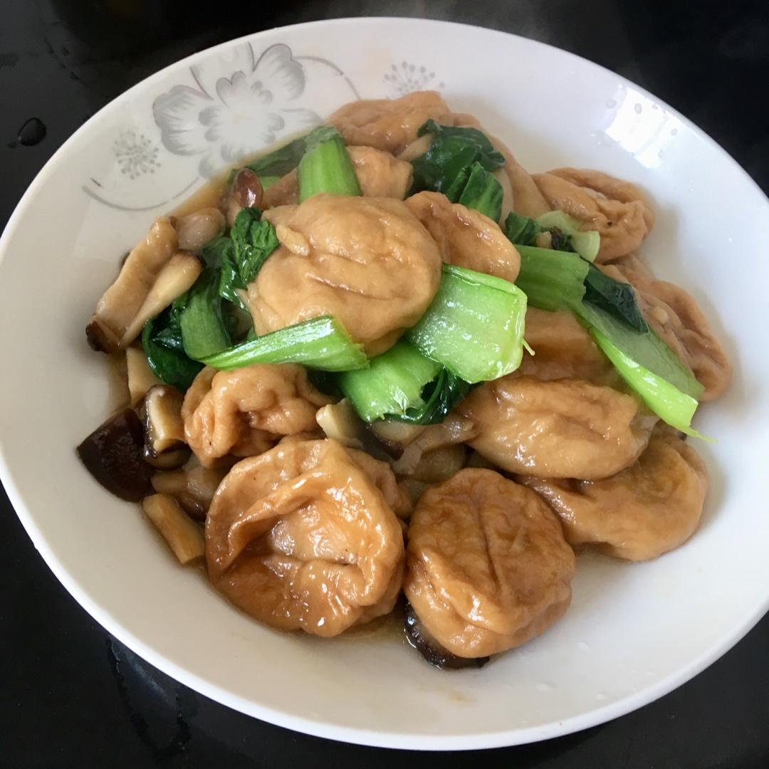 青菜香菇面筋煲🍲