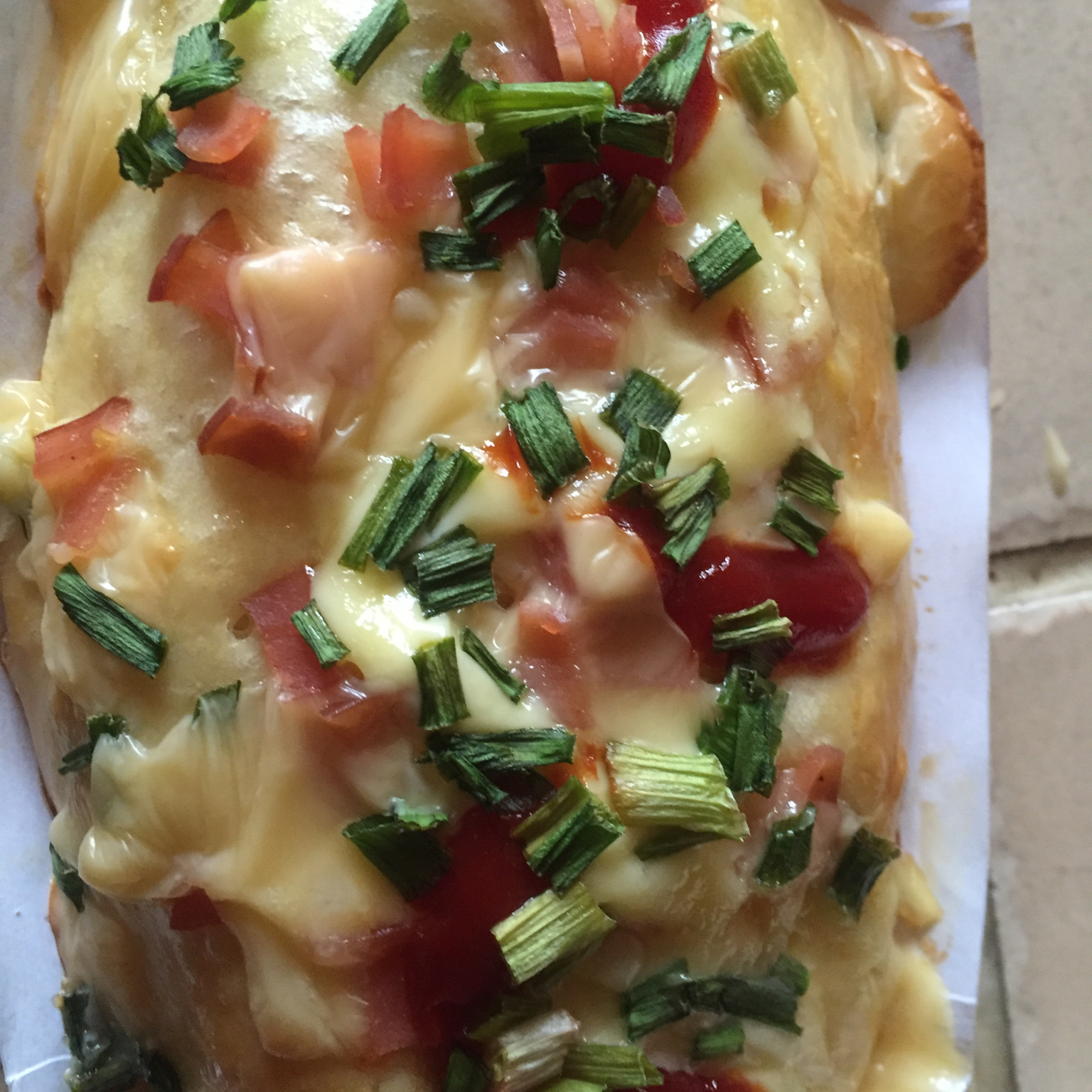 肉松葱香芝士面包