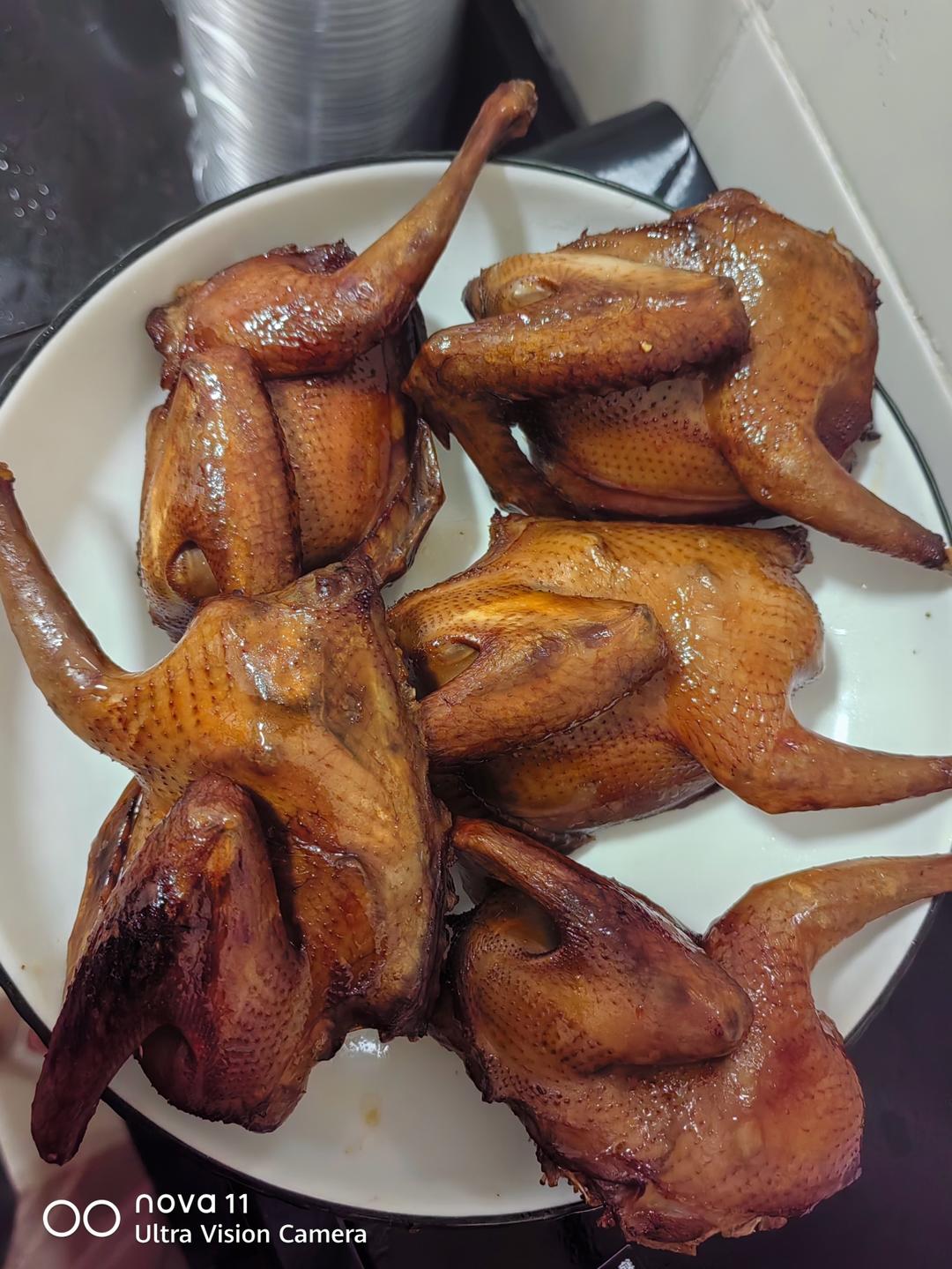 烤箱版脆皮乳鸽