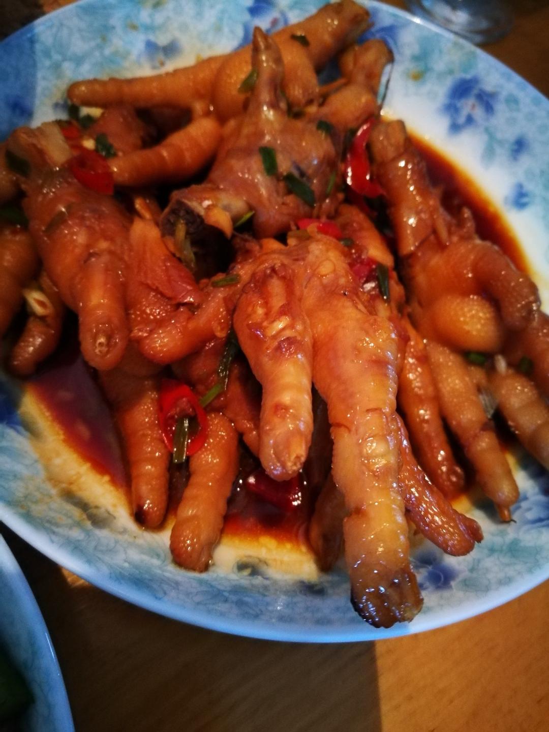 秘制红烧鸡爪