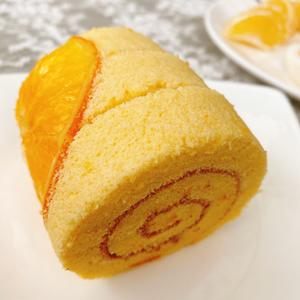 超高颜值的橙子蛋糕卷的做法 步骤10
