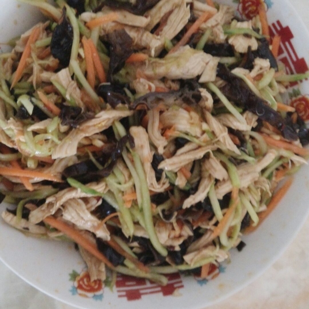 减脂健身｜凉拌手撕鸡丝（香辣&麻油版）