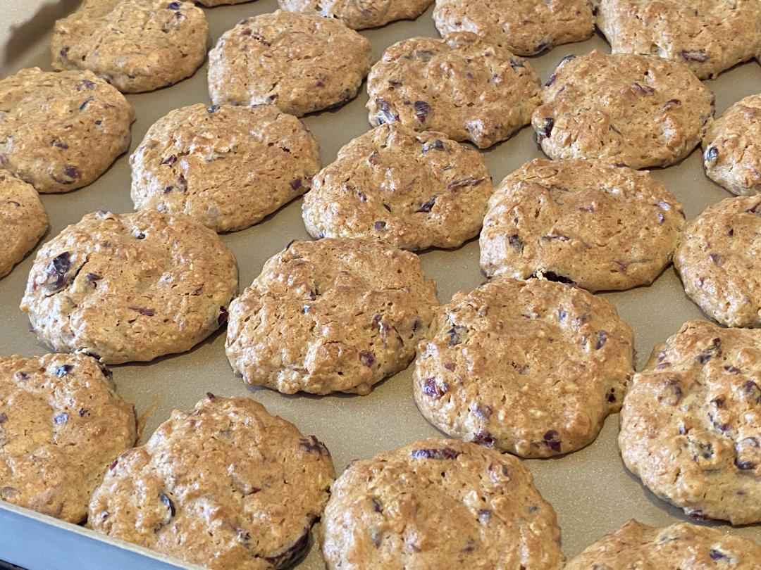 健康燕麦香蕉无花果软曲奇