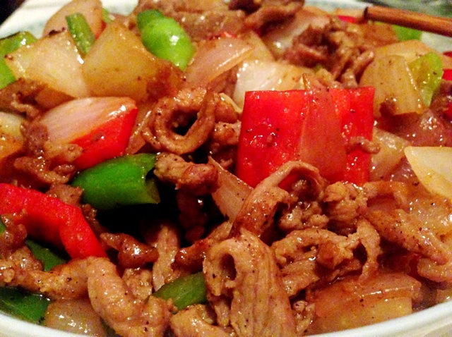黑椒牛柳