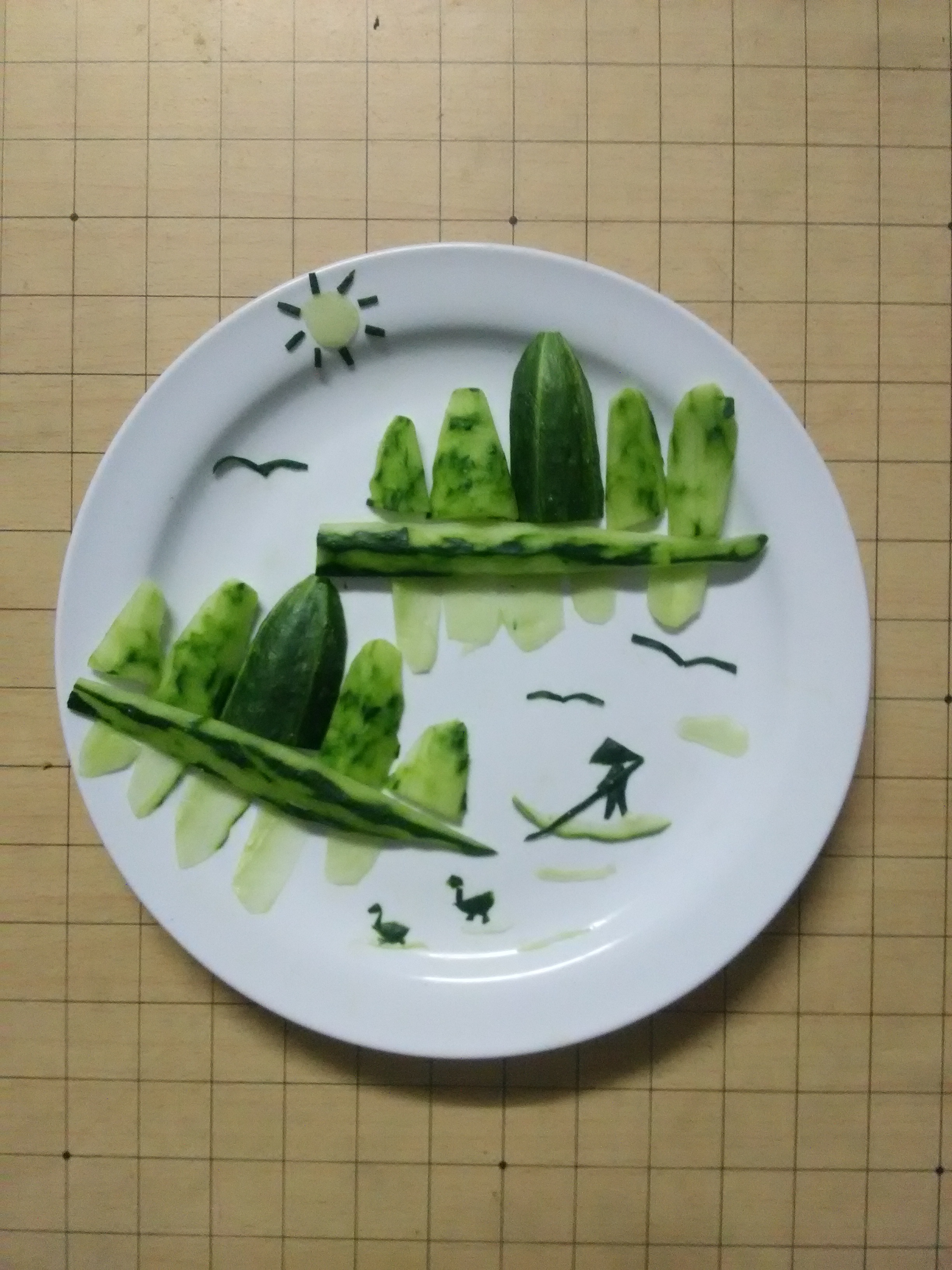 2015-09-05 20:53:07赞黄瓜山水拼盘黄瓜,水果