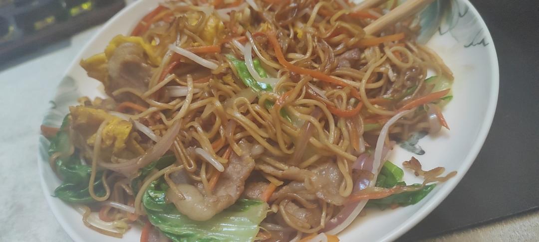 🍜最简单最好吃的家常炒面