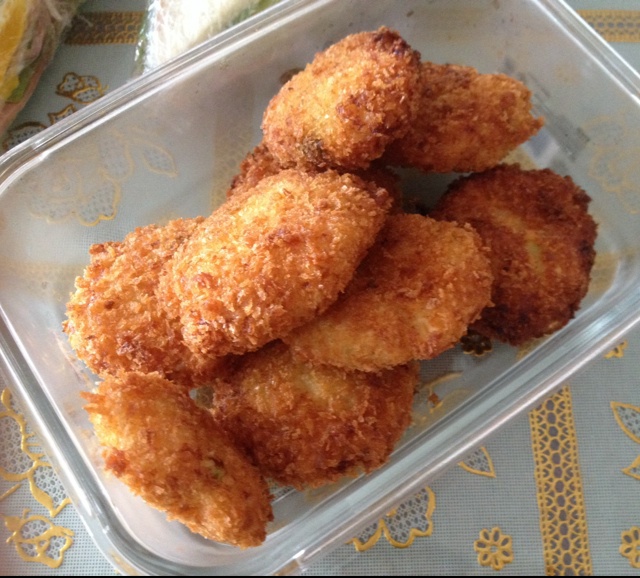 可乐饼 （肉末洋葱土豆饼）