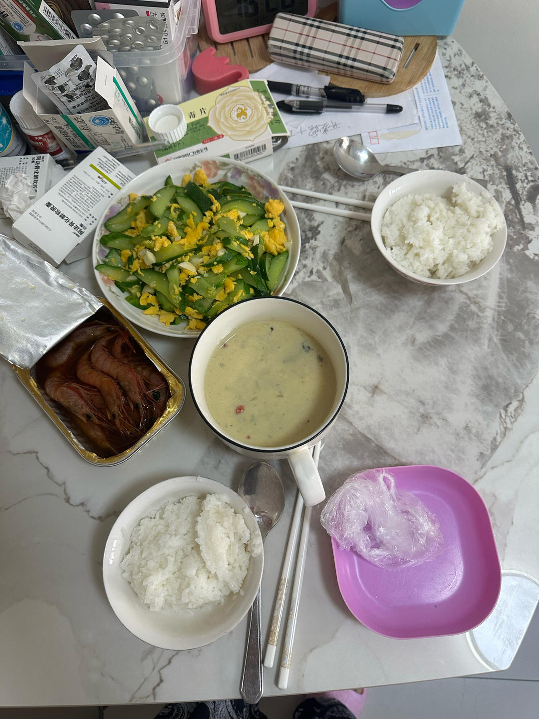 黄瓜炒鸡蛋 （青瓜炒鸡蛋）
