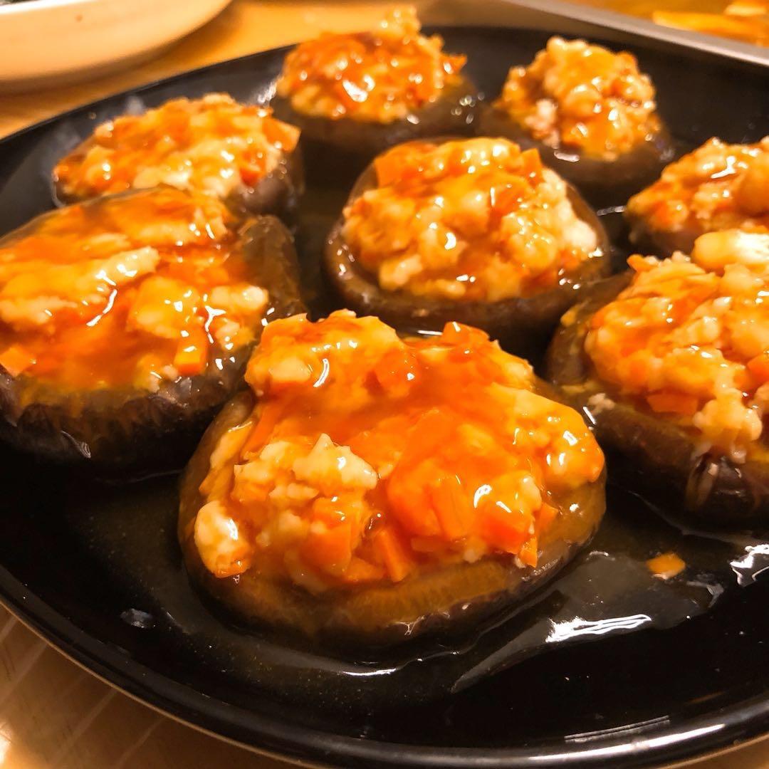 豆腐肉末酿香菇