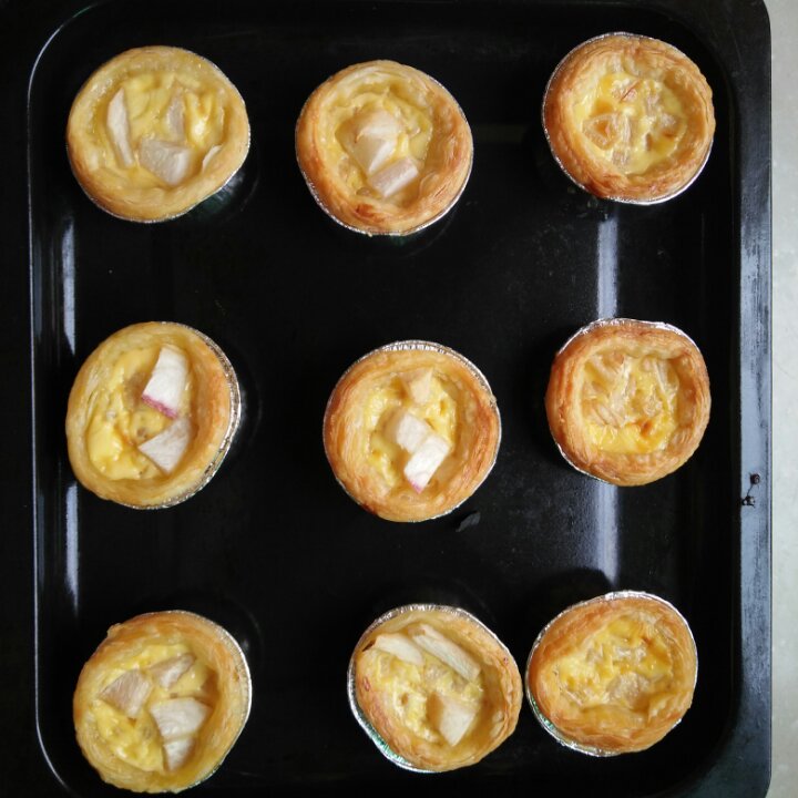 超完美味道超正的蛋挞配方，比KFC的还要嫩还要香~做过最好吃的蛋挞配方