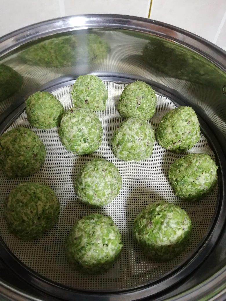 榆钱窝窝（蒸出来还是翠绿色哦）㊙️