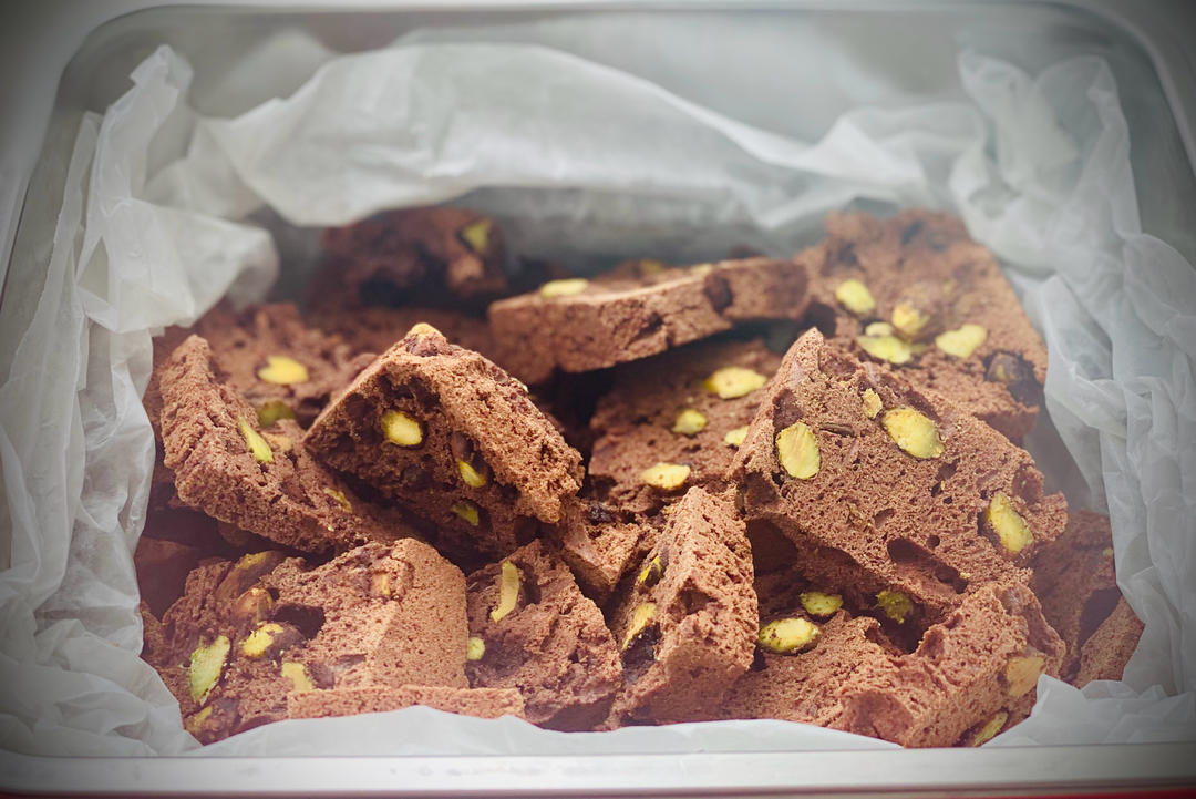 COCOA ALMOND BISCOTTI 意式巧克力杏仁脆饼