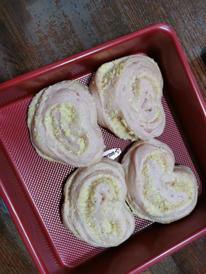 椰蓉淡奶油面包(一次发酵)附椰蓉馅做法