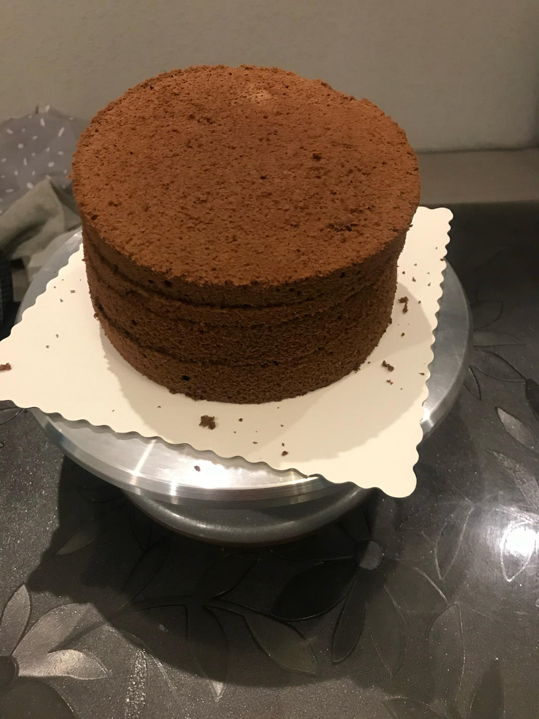 《Tinrry+》香蕉巧克力戚风裸蛋糕（6寸）~浓郁巧克力，香甜软糯的香蕉果肉~