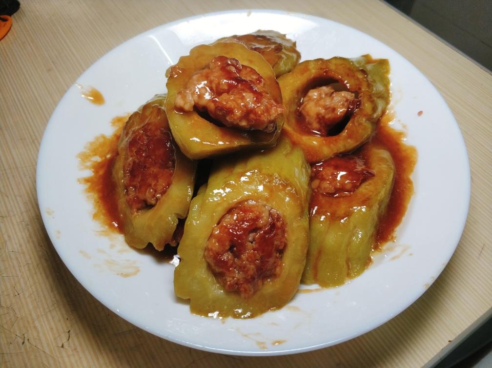 煎酿苦瓜～隔餐更好吃,可做便当菜的做法