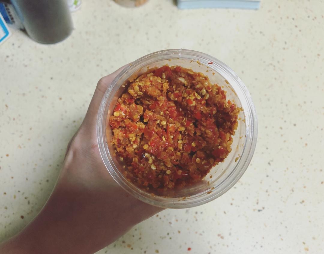 蒜蓉瑶柱虾米辣辣辣辣椒酱