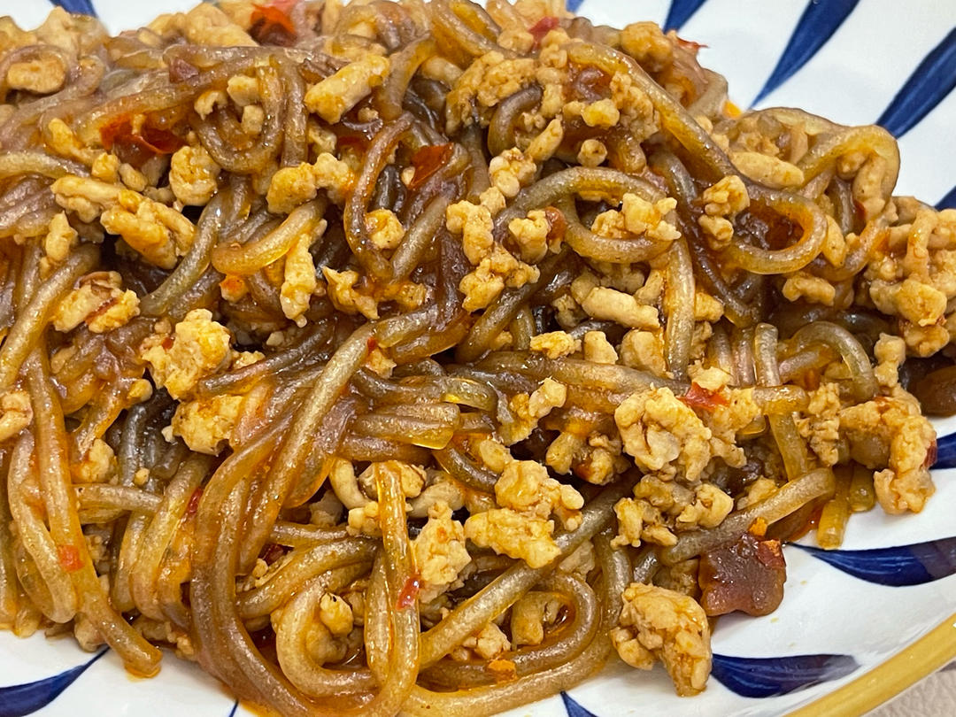 肉末炒粉丝