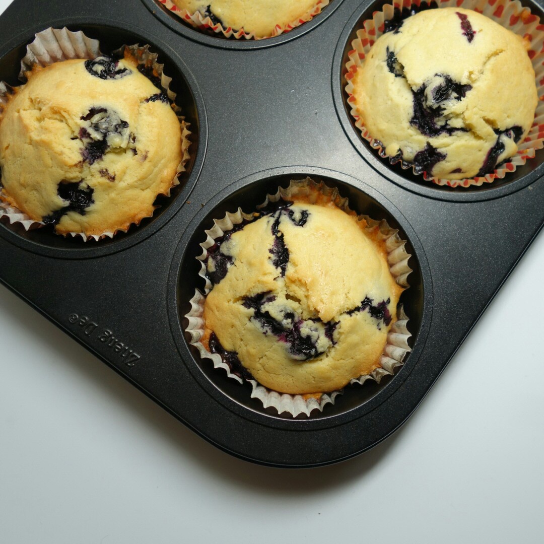 蓝莓玛芬蛋糕 Blueberry Muffin