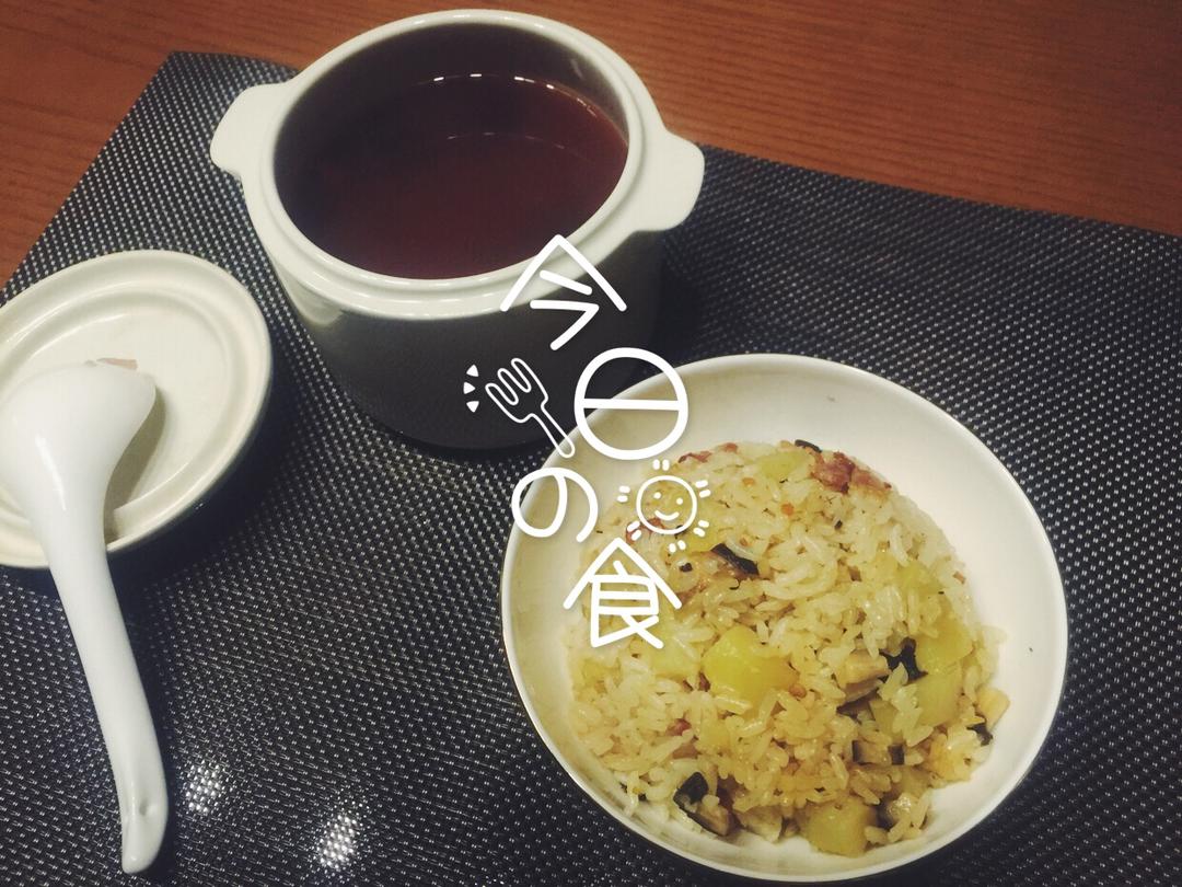 香肠土豆焖饭【一人也要吃好版】