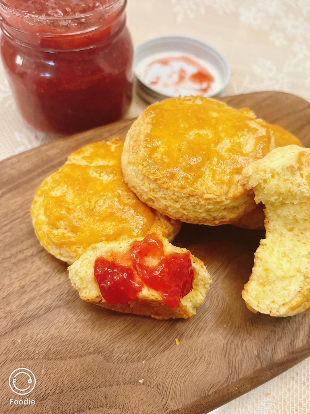 完美裂纹～百分百成功的超好吃奶香司康（禁止搬运）