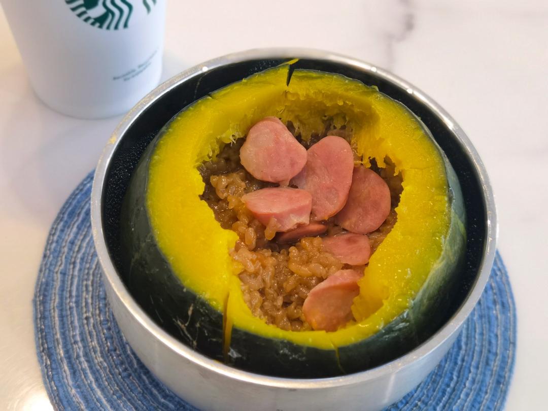 南瓜糯米饭