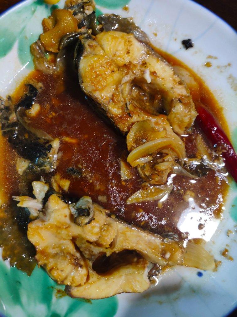 红烧黑鱼段