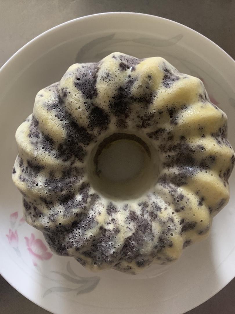 香喷喷黑米蒸蛋糕