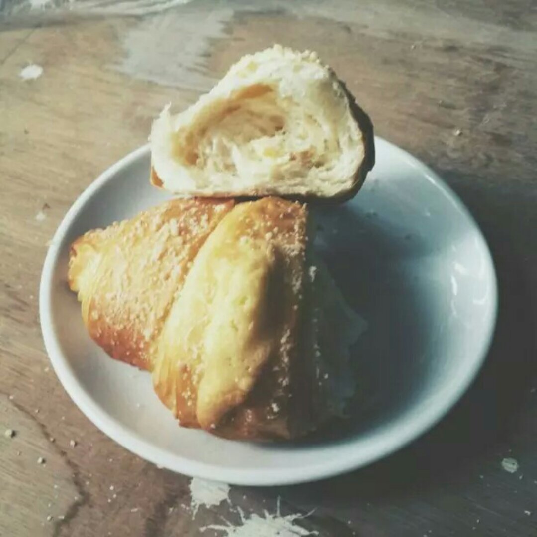 酥皮牛角可颂