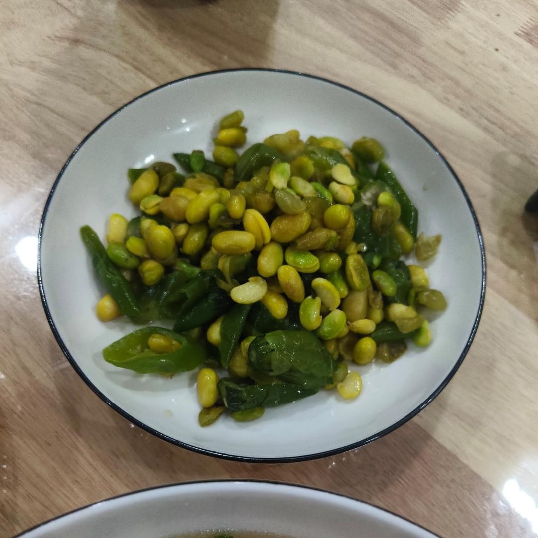 清炒毛豆