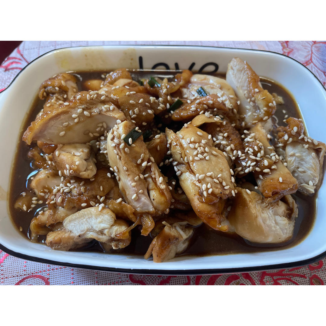 不放一滴油的照烧鸡腿饭