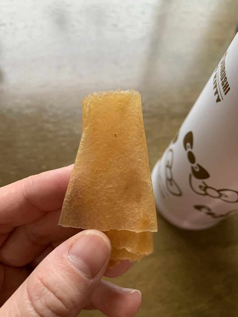 消耗果泥的苹果蓝莓果丹皮，无糖宝宝零食