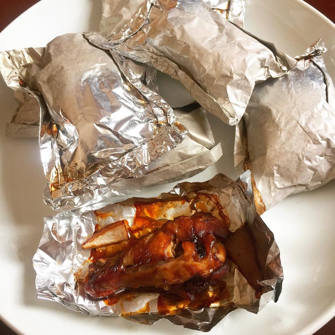 casey_han做的烤箱版纸包鸡