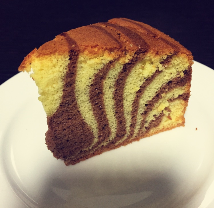 斑马纹戚风蛋糕