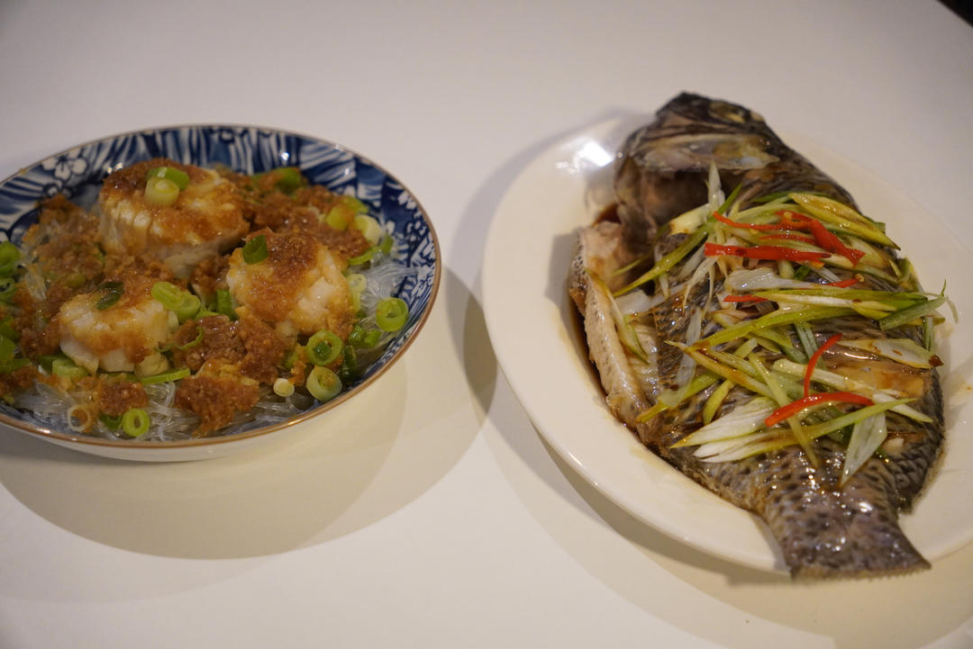 少油美味蒜蓉蒸带子