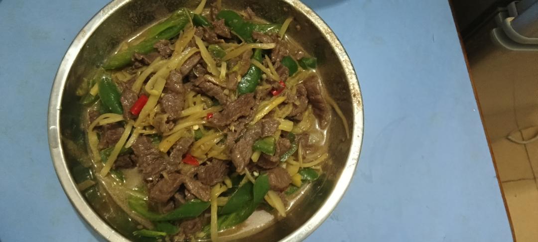 仔姜牛肉丝