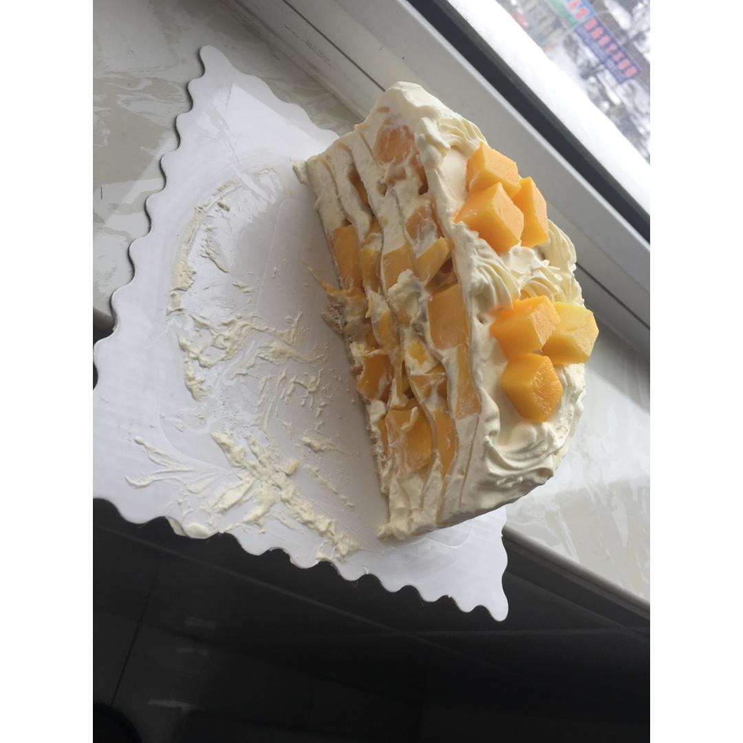 芒果千层蛋糕，100%成功告别煎皮无能