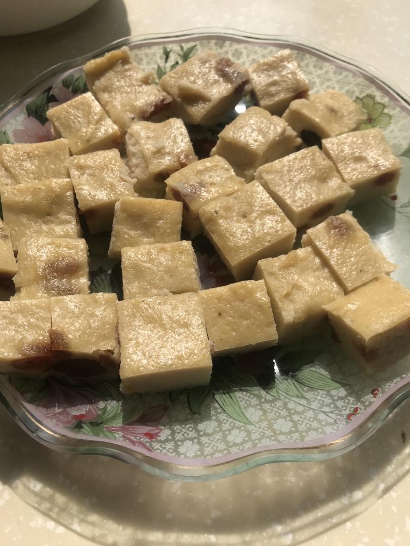 葡萄干山药糕