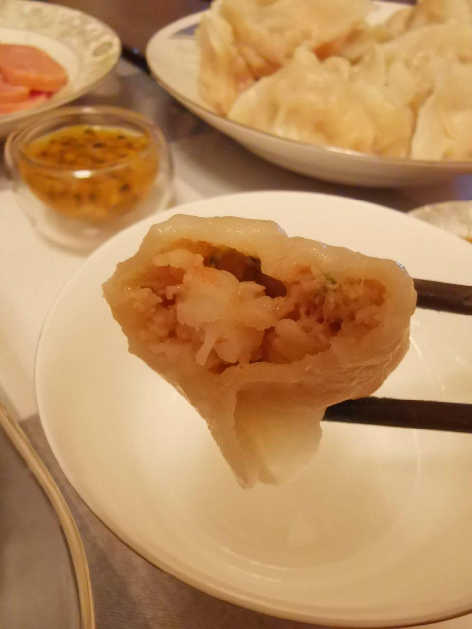 弯梳虾饺