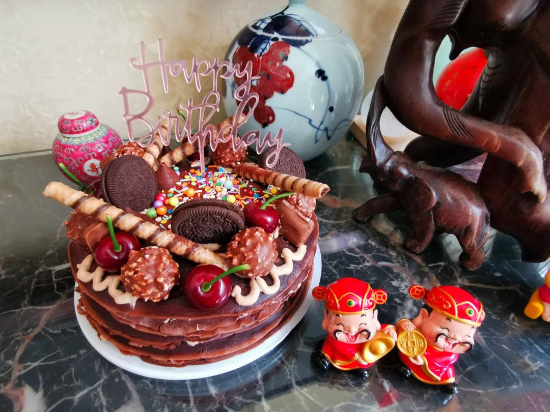 巧克力千层蛋糕