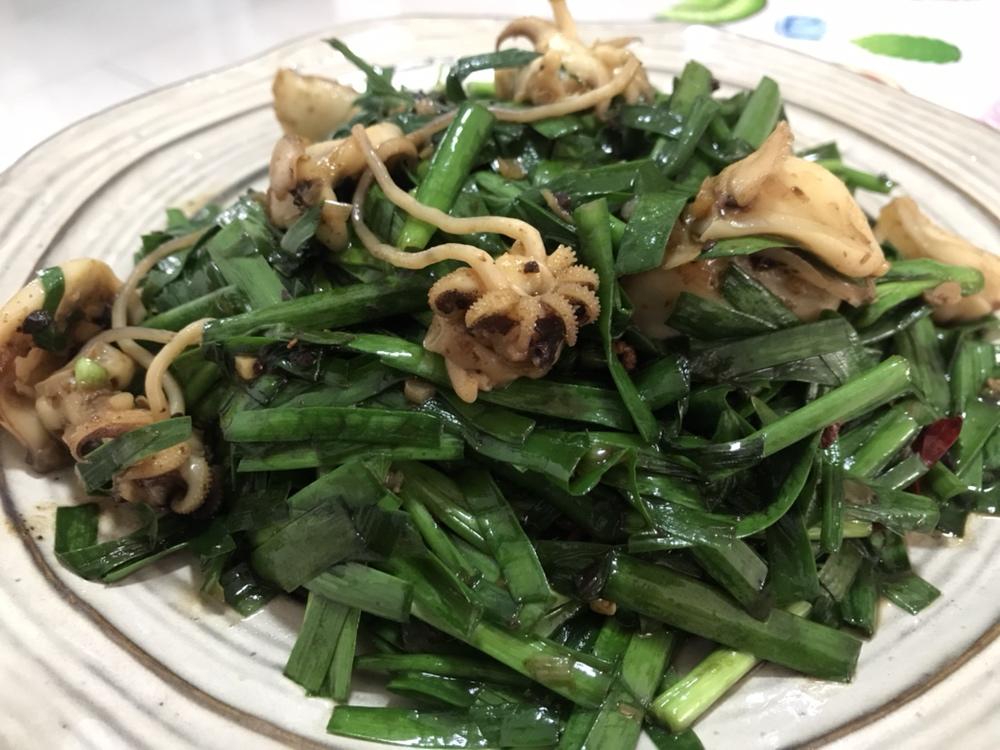 豉香韭菜小章鱼🐙(望潮)