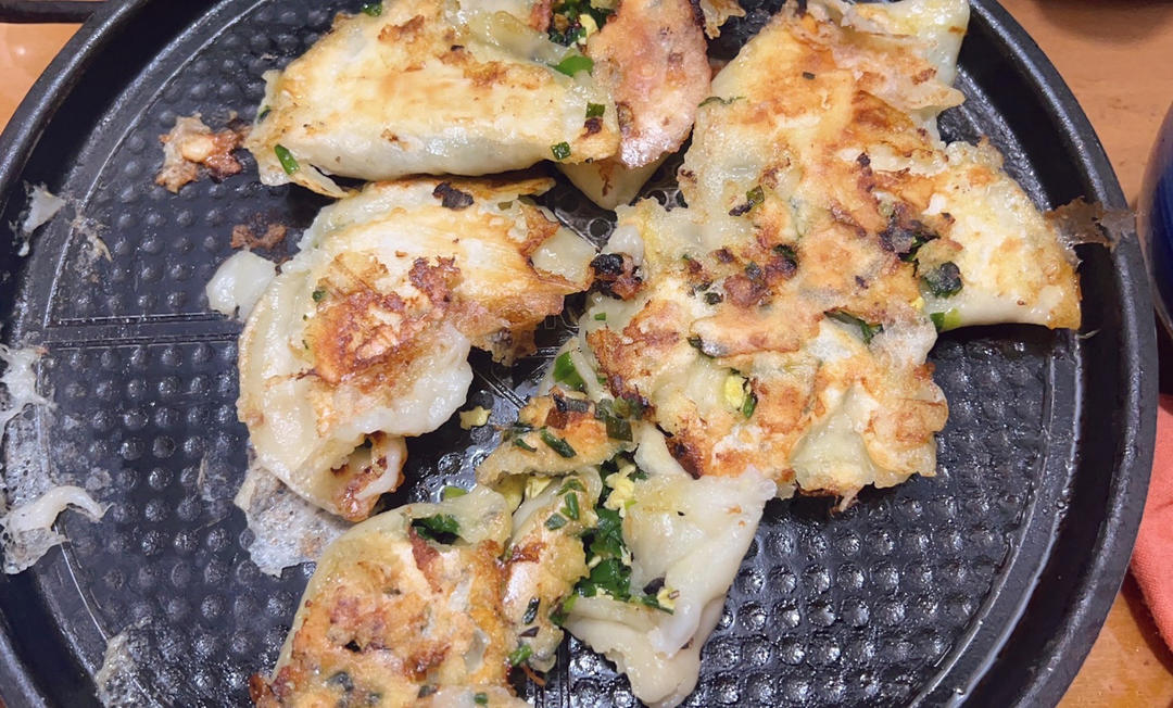 速冻饺子版煎饺