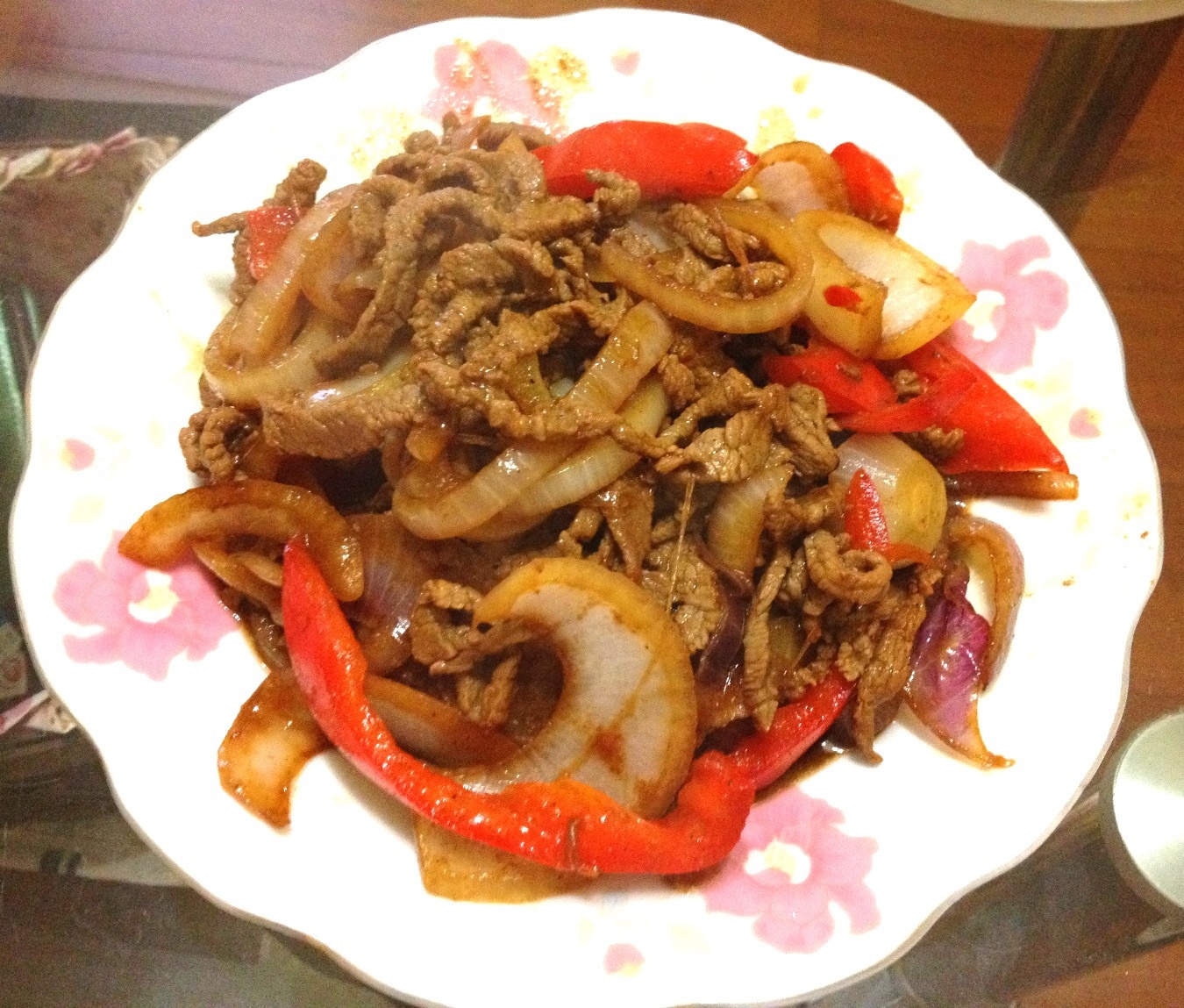 洋葱牛肉丝